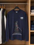 Snirox Locale "Forged in Darkness" Long Sleeve Graphic T-Shirt – 200 GSM Heavyweight Cotton